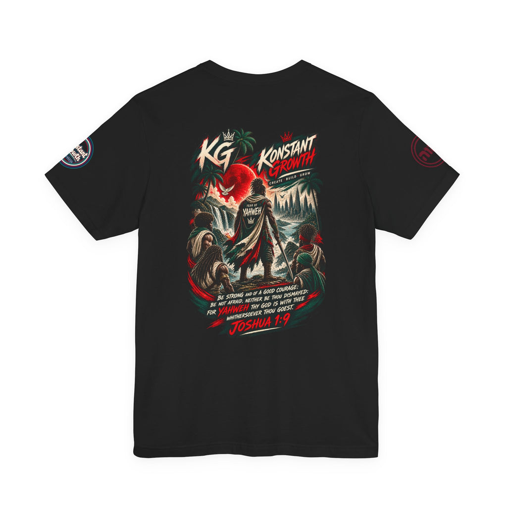 Konstant Growth Logo Tee | Joshua 1:9 Inspirational Fear Of Yahweh