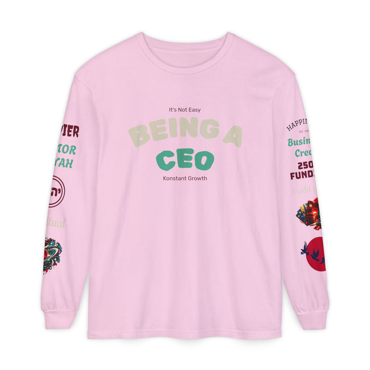 Konstant Growth Vintage Wash Long Sleeve | Premium Entrepreneur T-Shirt