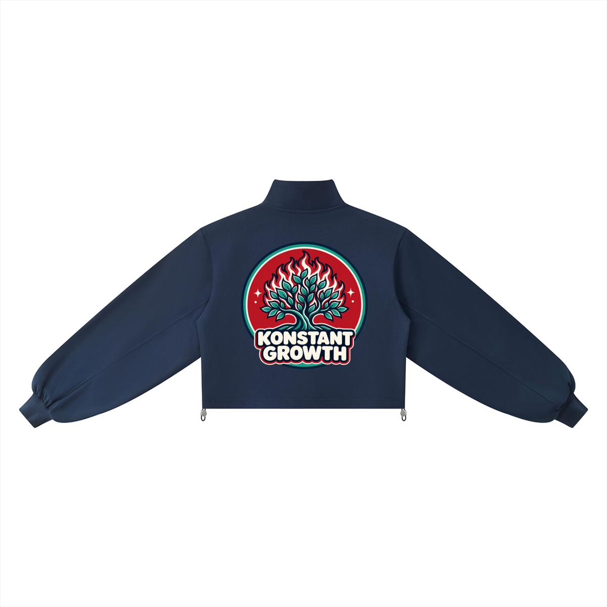 Konstant Growth Vintage — Women’s Mock-Neck Quarter-Zip Sweatshirt