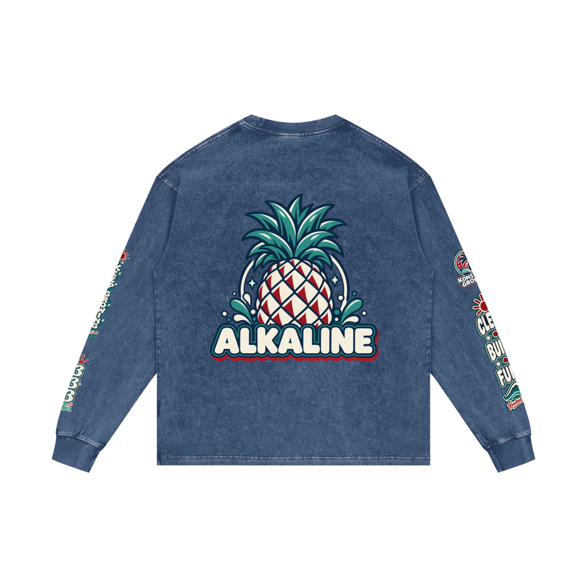 Konstant Growth Vintage — Pineapple Acid Wash Long Sleeve Tee