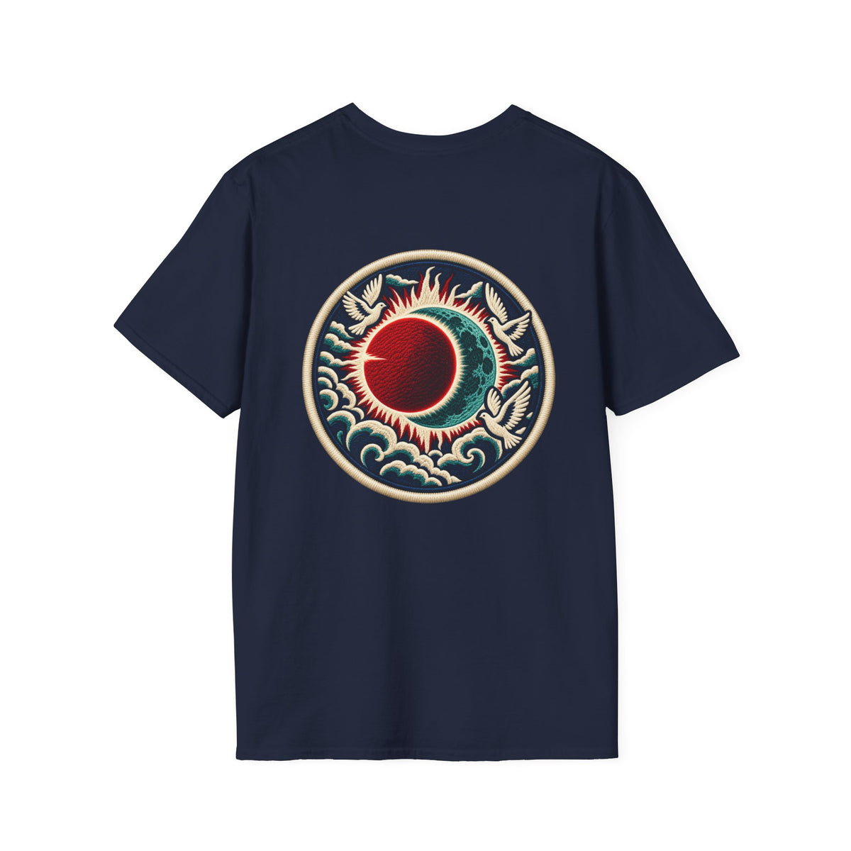 Eclipse Crest T-Shirt — Vintage Floral KG Logo