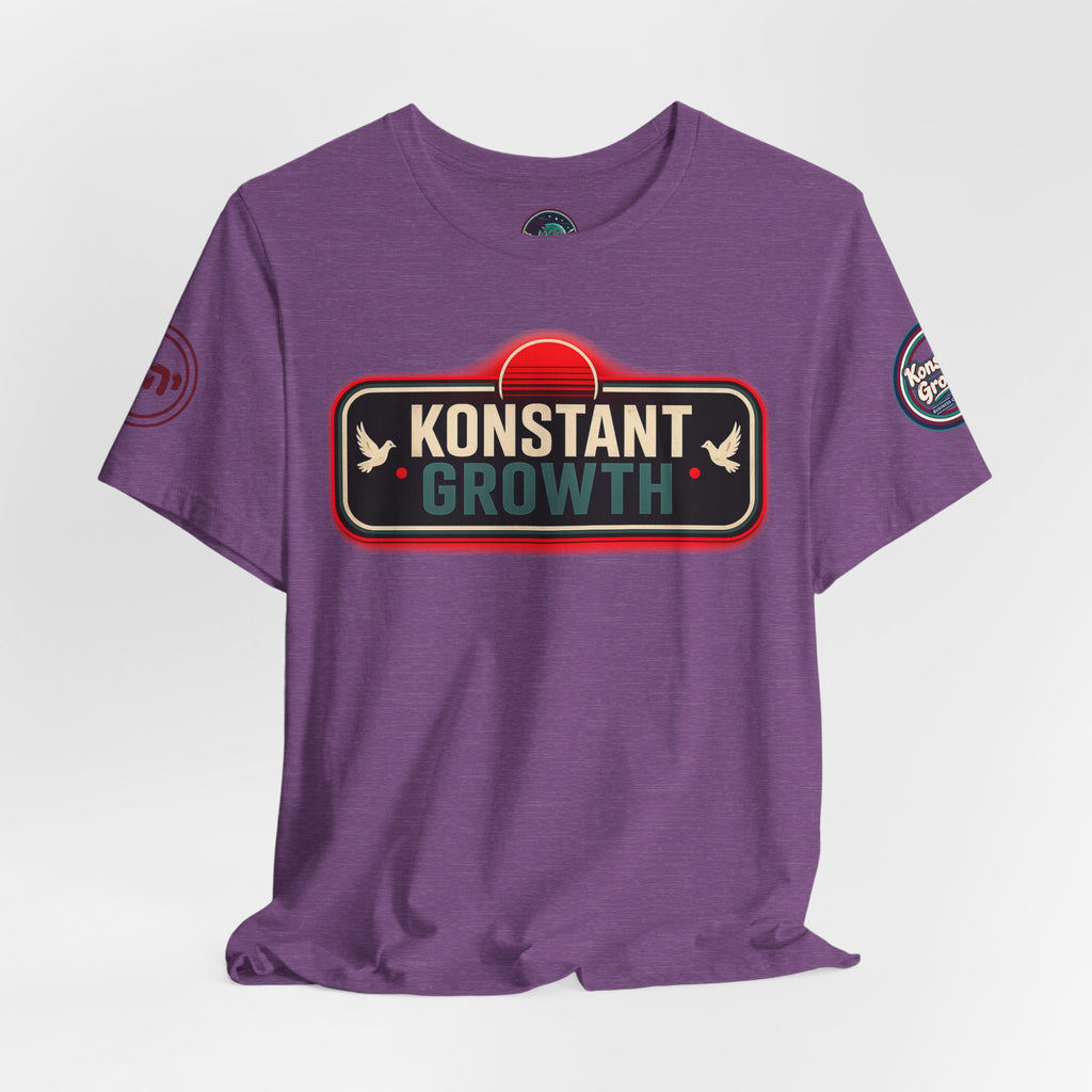 Konstant Growth Logo Tee | Joshua 1:9 Inspirational Fear Of Yahweh