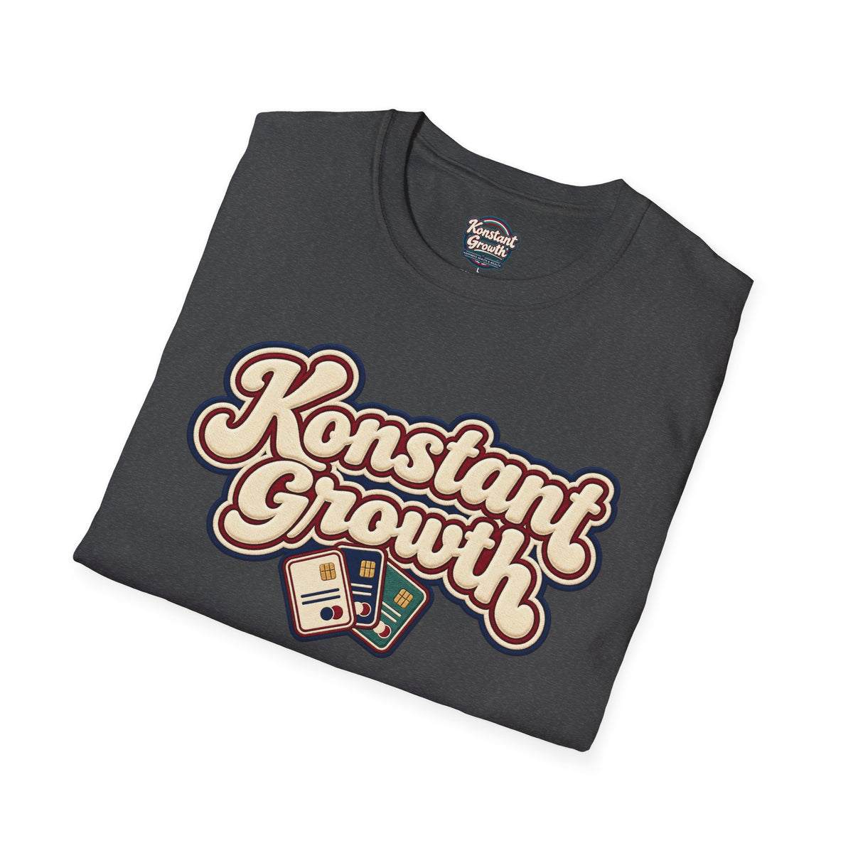 Copy of Konstant Growth T-Shirt — Retro Palm Sunset Design