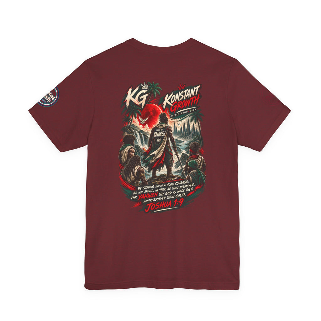 Konstant Growth Logo Tee | Joshua 1:9 Inspirational Fear Of Yahweh