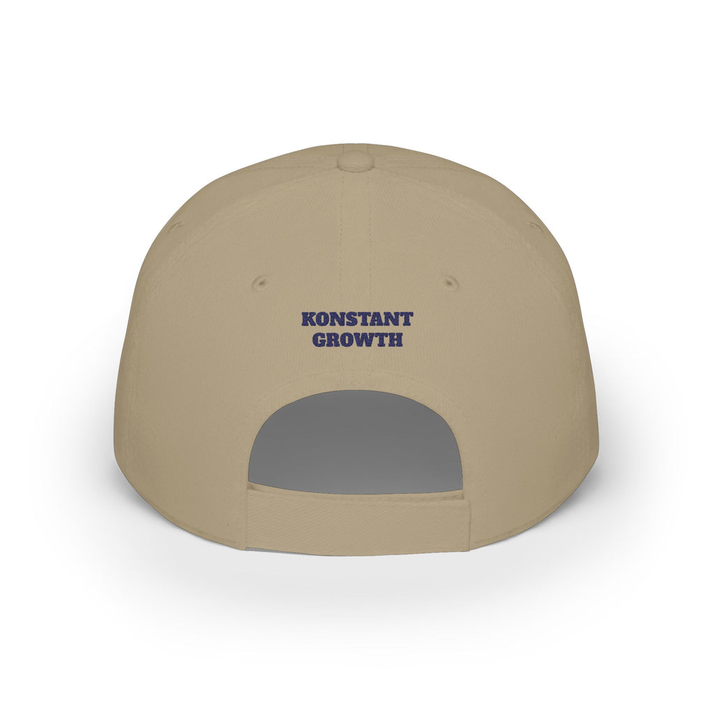 Konstant Growth Circular Logo Baseball Cap | Embroidered Badge
