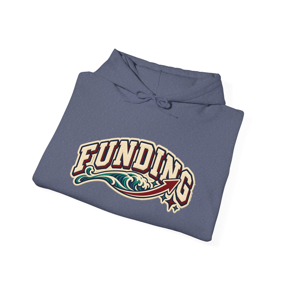 Funding Crewneck Hoodie — "Clean Build Fund" Graphic Pullover