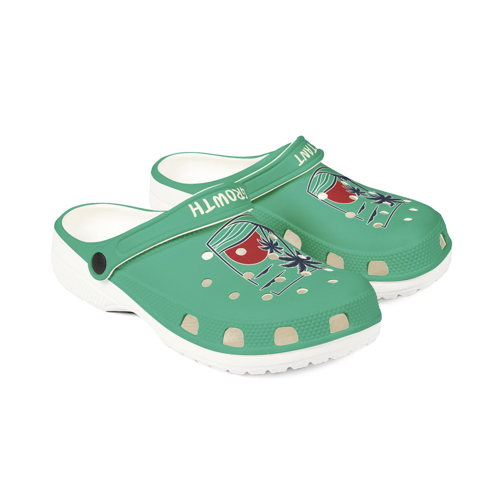 Tropical Sunset Palm Clogs | EVA Foam Shoes