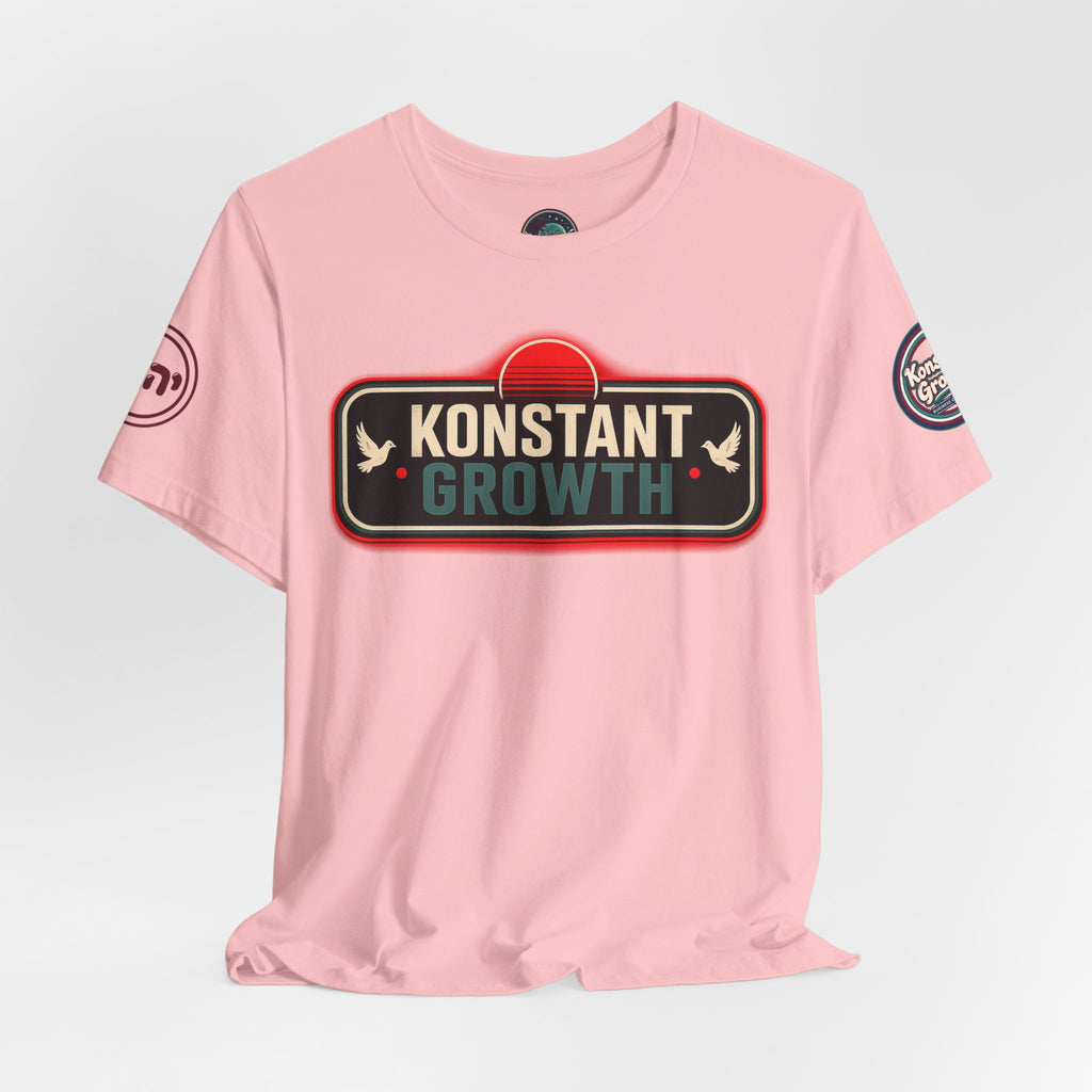 Konstant Growth Logo Tee | Joshua 1:9 Inspirational Fear Of Yahweh