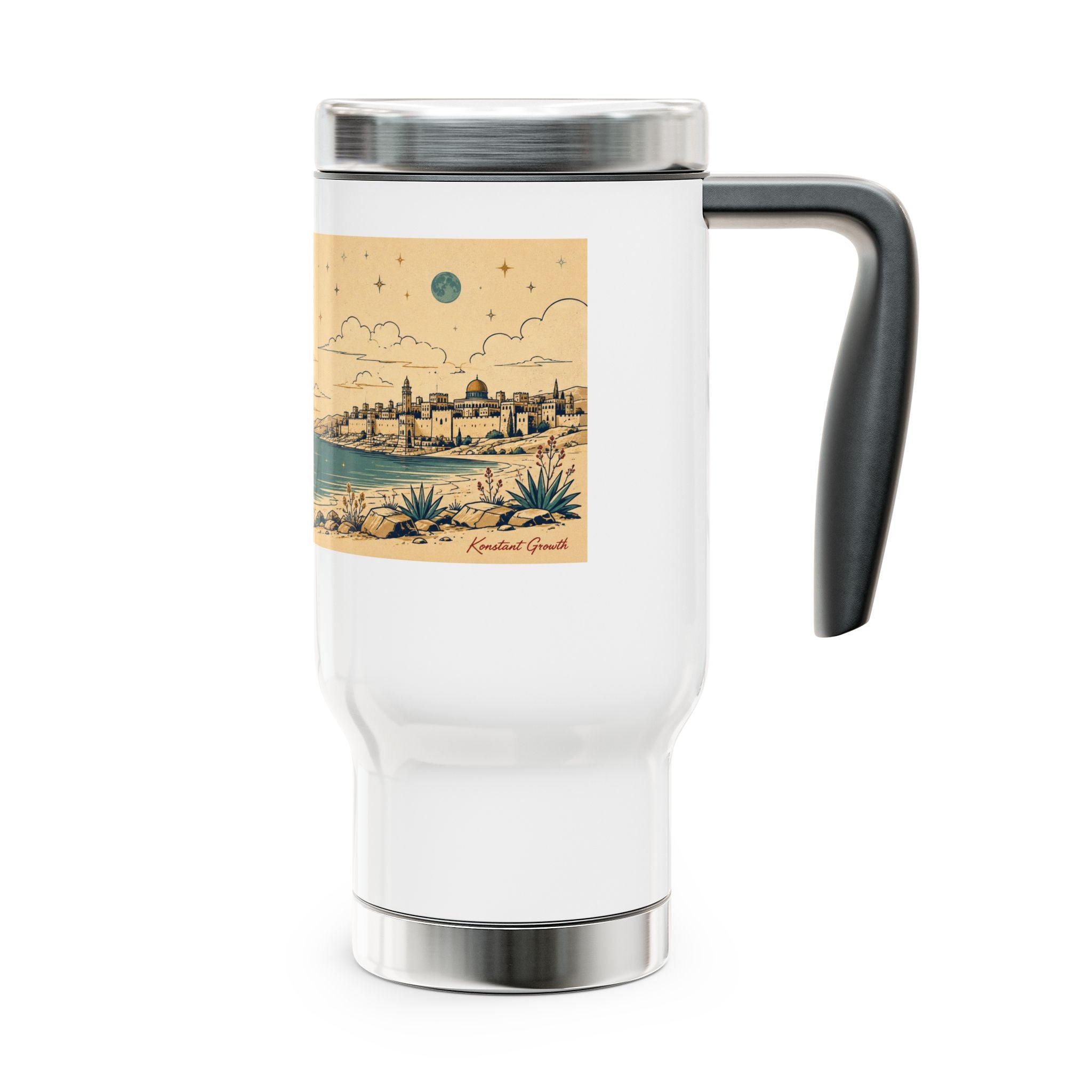 Konstant Growth Ancient Sunset Coast 14oz Travel Mug