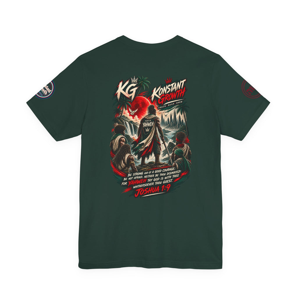 Konstant Growth Logo Tee | Joshua 1:9 Inspirational Fear Of Yahweh