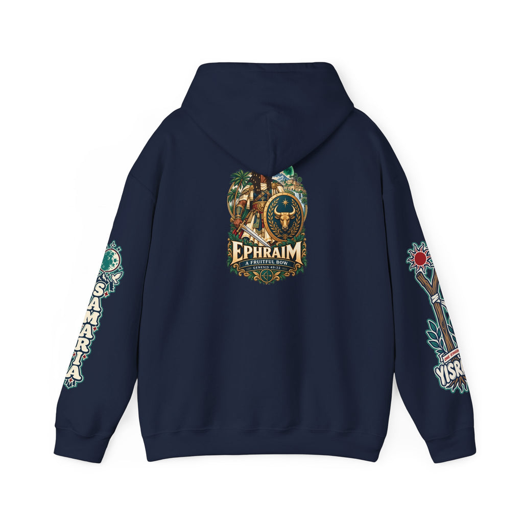 Ephraim Hoodie — Vintage Crest Graphic Hooded Sweatshirt