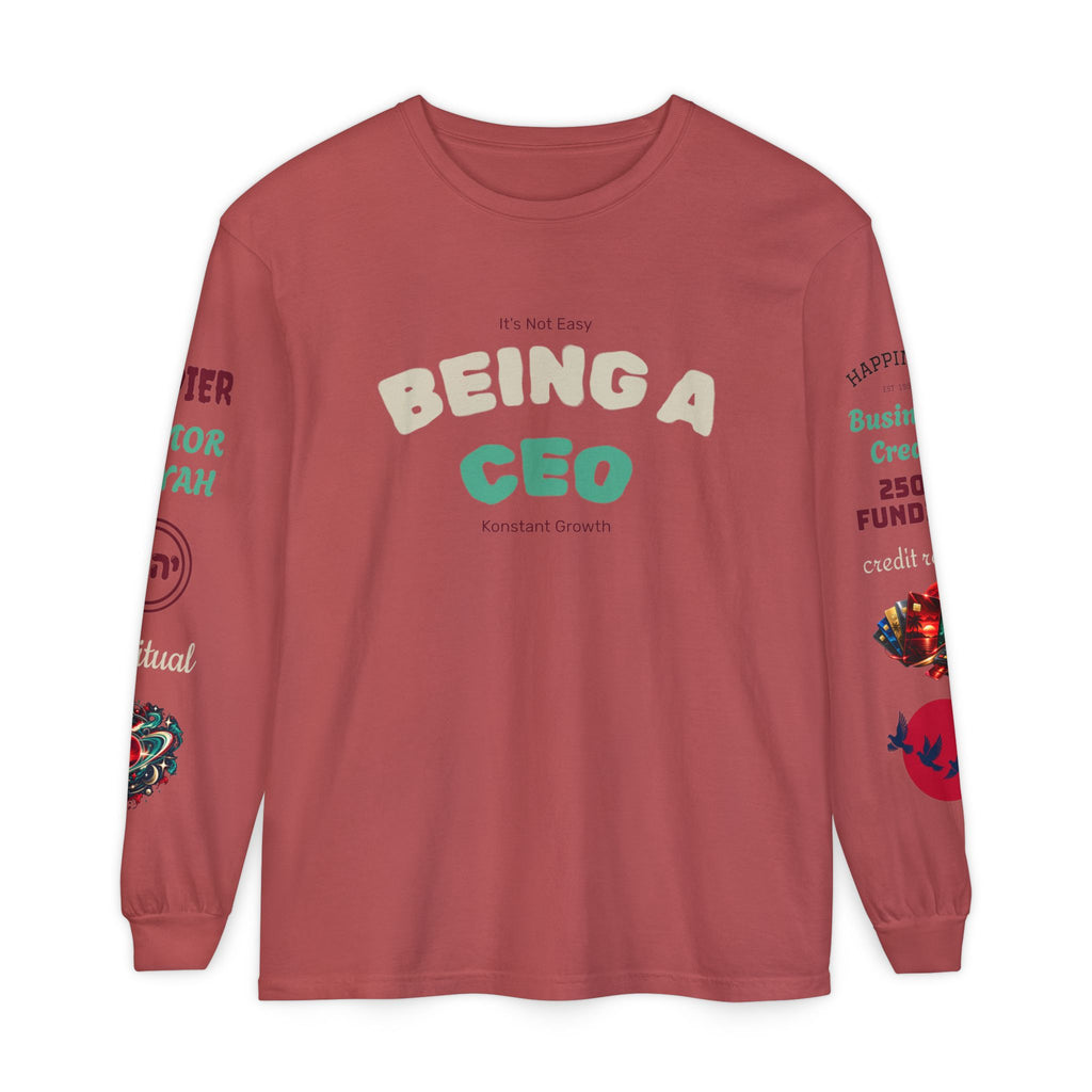 Konstant Growth Vintage Wash Long Sleeve | Premium Entrepreneur T-Shirt