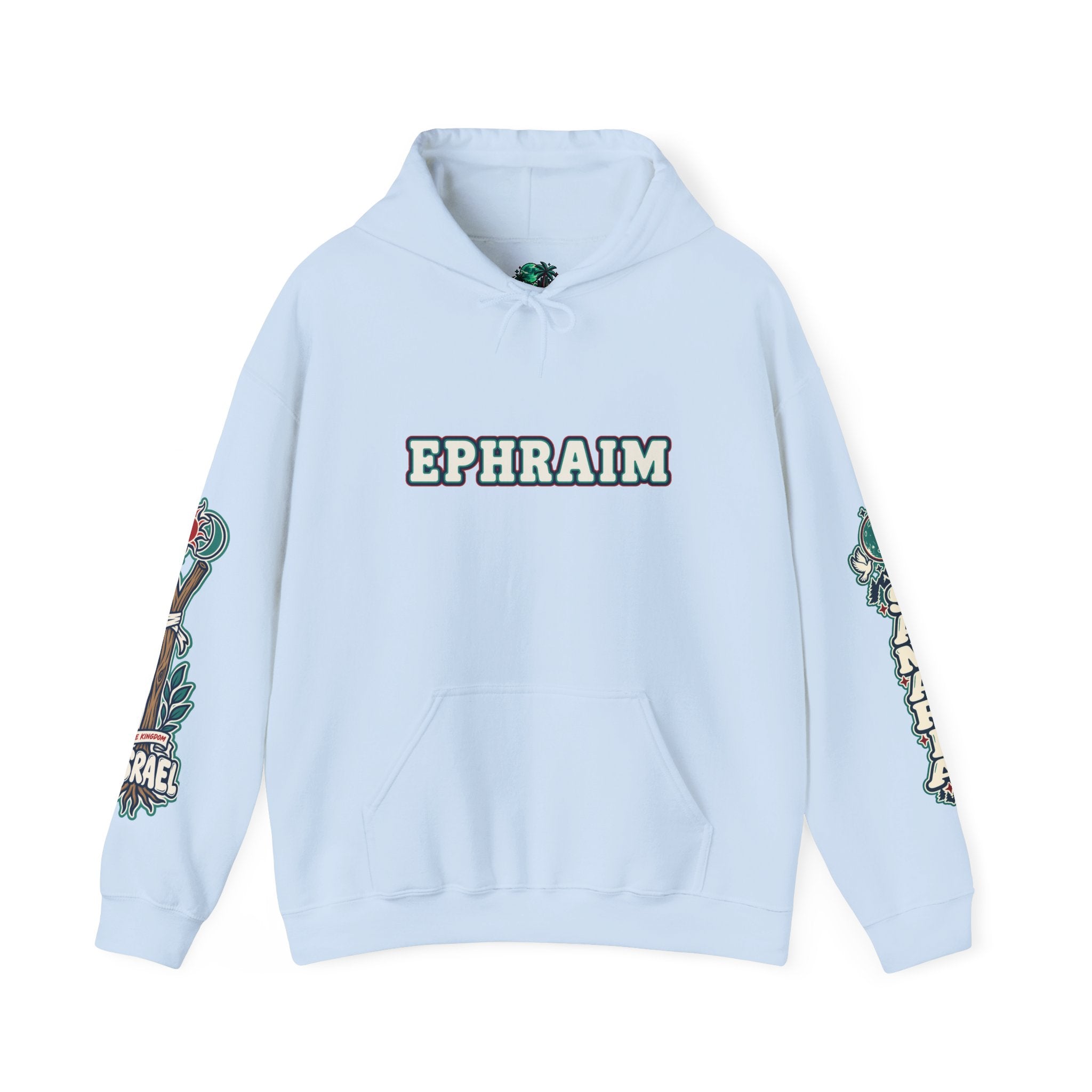 Ephraim Hoodie — Vintage Crest Graphic Hooded Sweatshirt