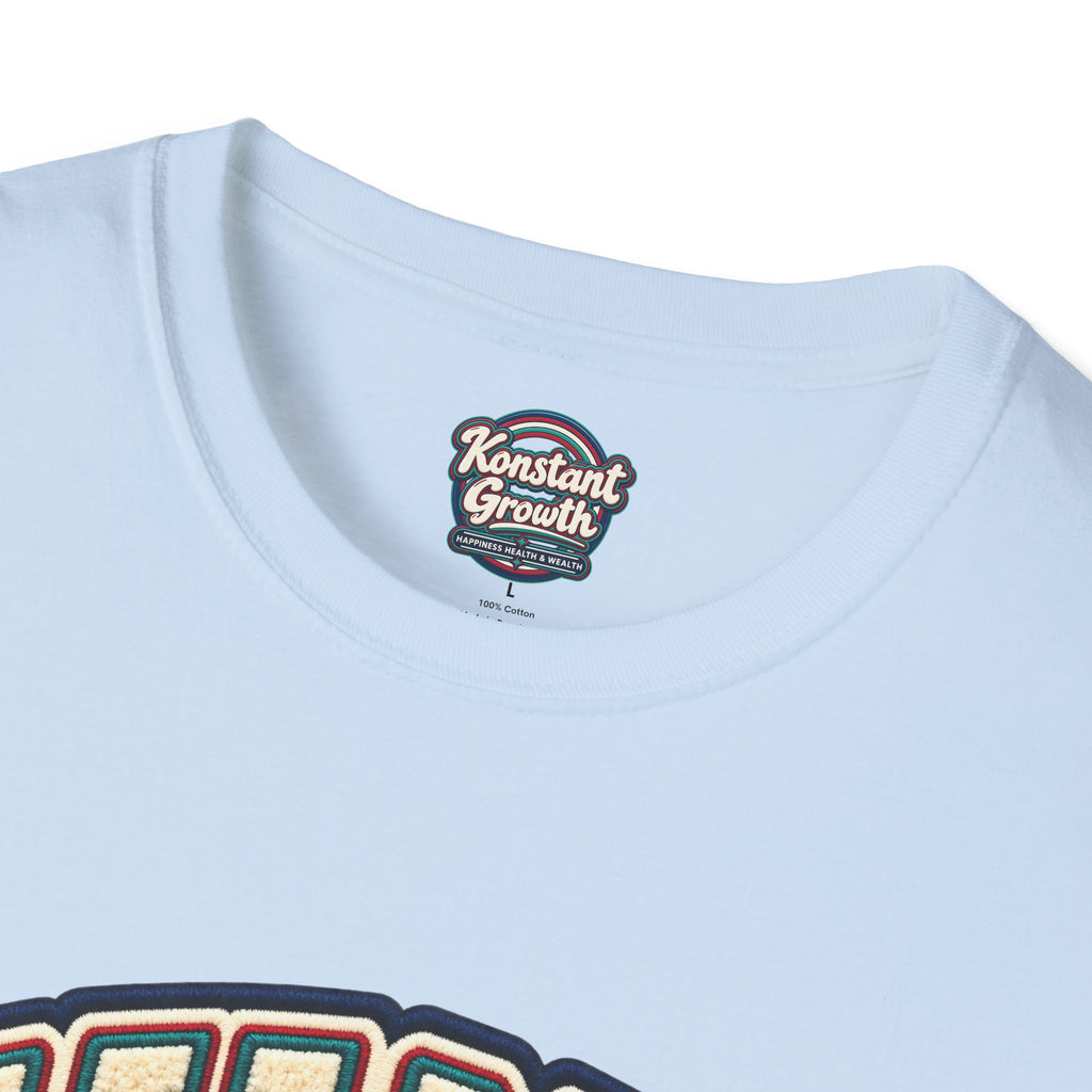 Fund & Grow Graphic T-Shirt — Retro Surf Floral Design