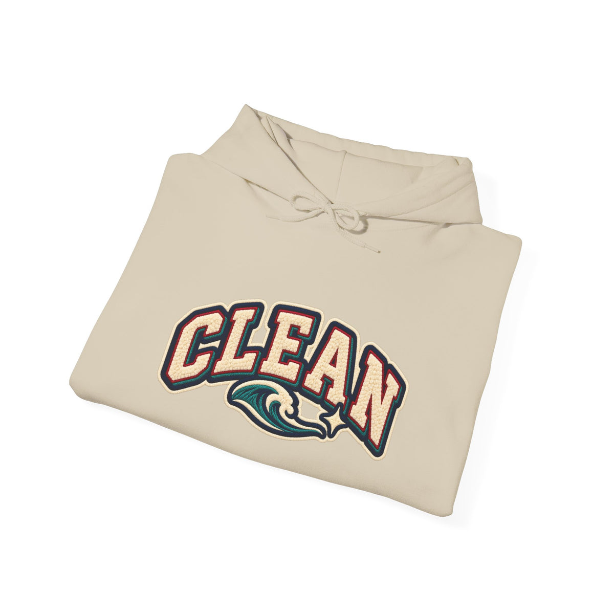 Clean Wave Hoodie — Graphic Palm-Globe Streetwear Hooded Sweatshirt