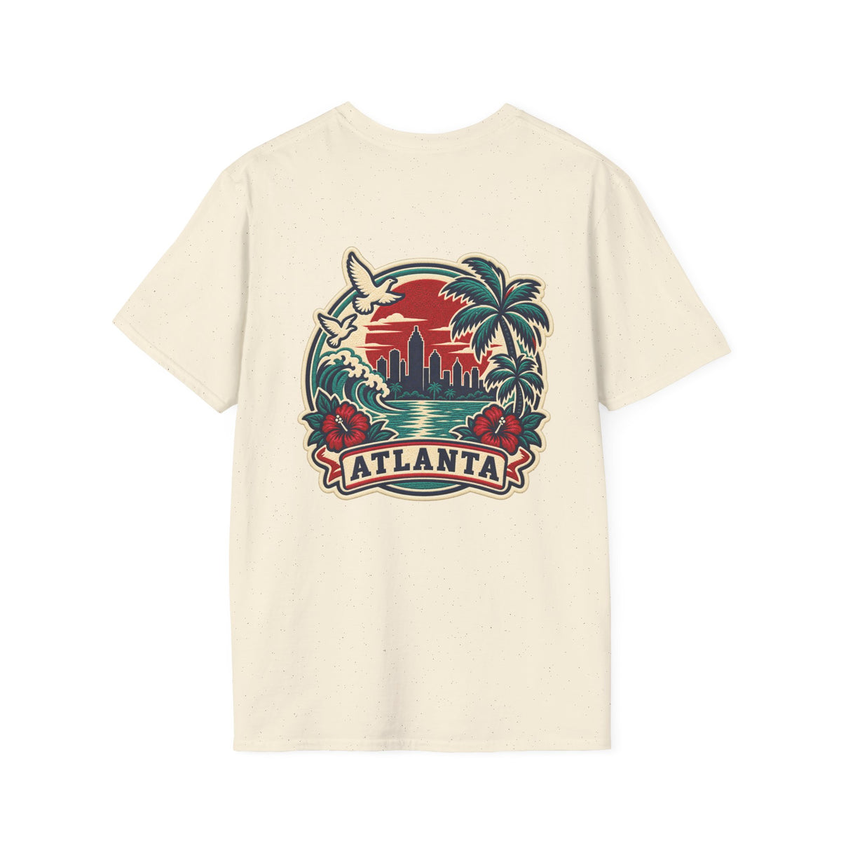 Konstant Growth Graphic T-Shirt — Retro Palm Beach / Atlanta Vibes Printify