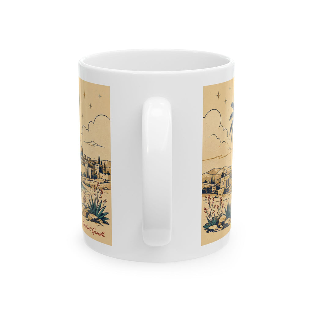 Konstant Growth Ancient Sunset Coast Ceramic Mug