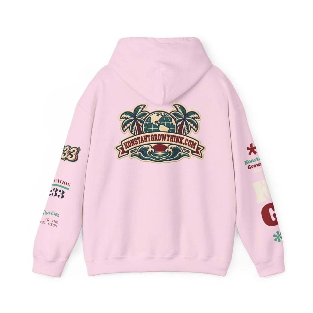 Clean Wave Hoodie — Graphic Palm-Globe Streetwear Hooded Sweatshirt