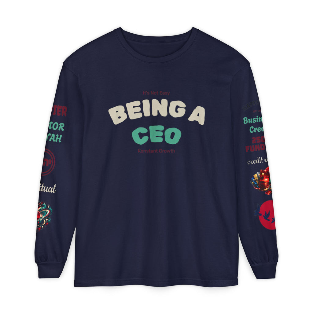 Konstant Growth Vintage Wash Long Sleeve | Premium Entrepreneur T-Shirt