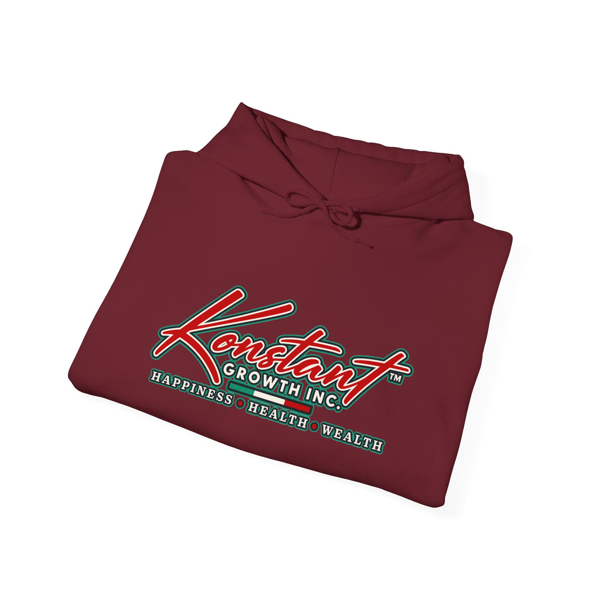 Tropical Graphic Hoodie — "Konstant Growth" Sunset Beach Pullover