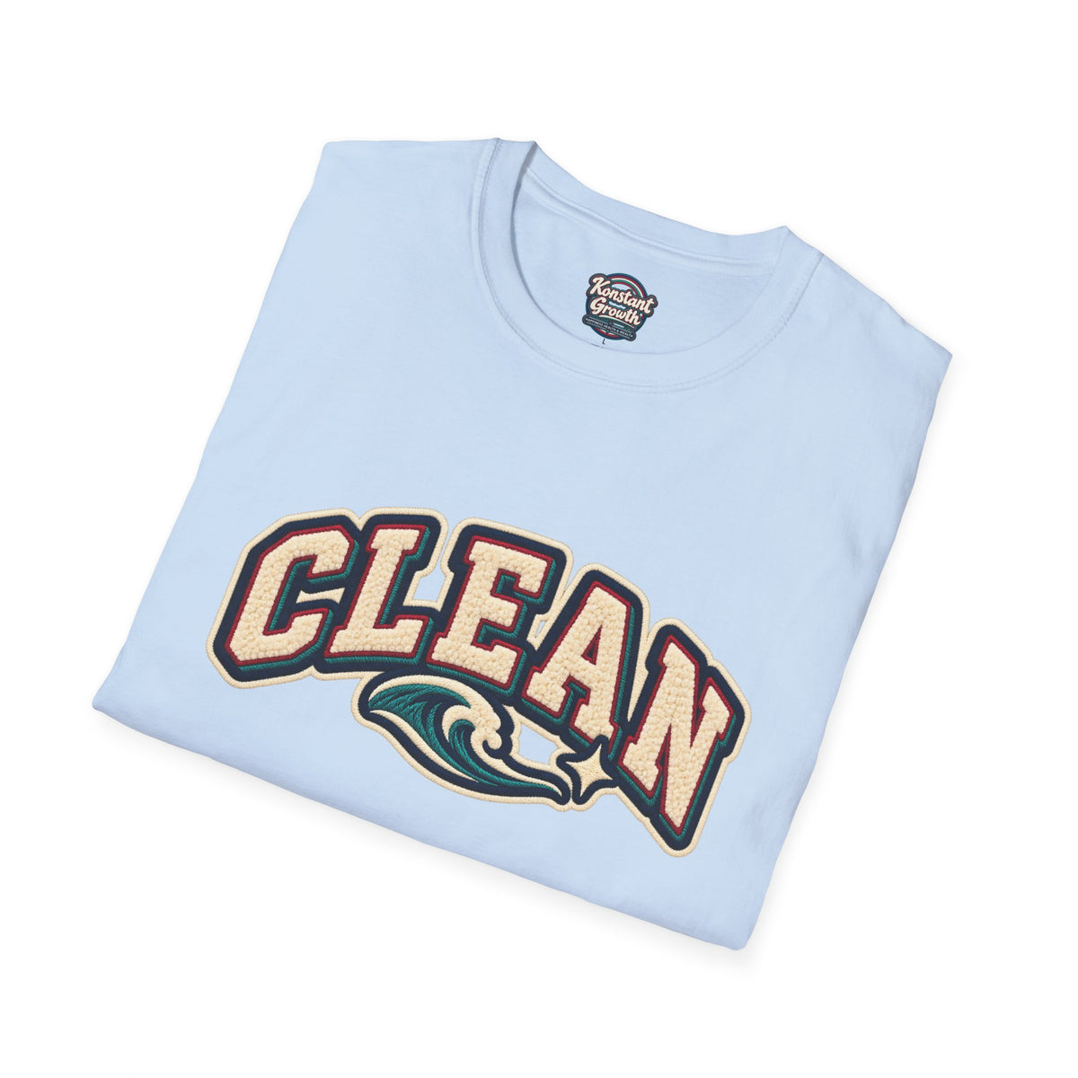 Clean Surf Vibes T-Shirt — Retro Beach Graphic Tee