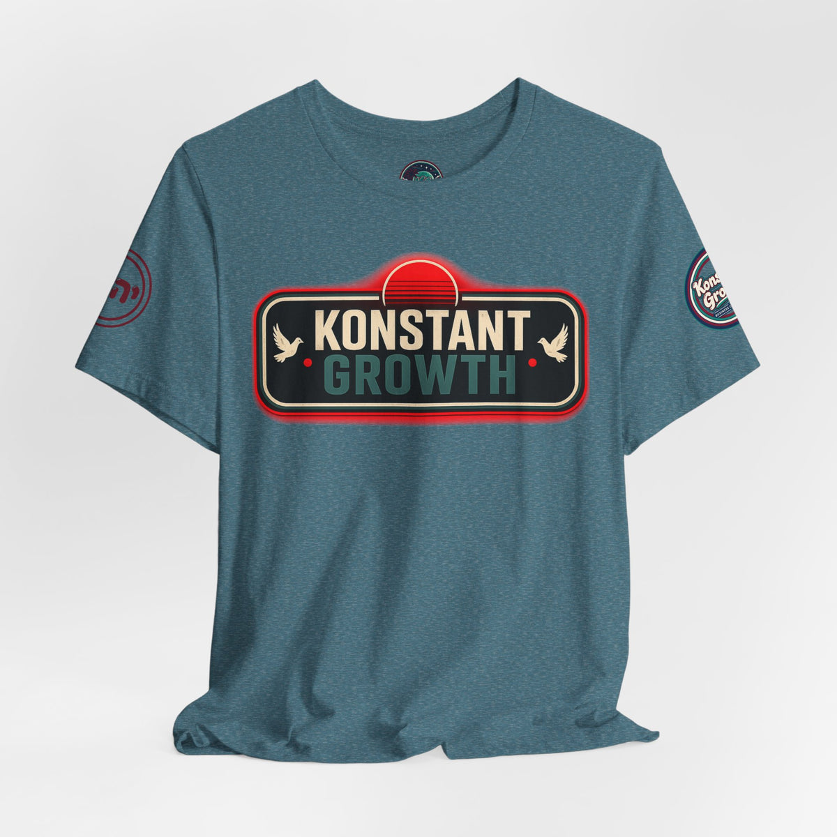 Konstant Growth Logo Tee | Joshua 1:9 Inspirational Fear Of Yahweh