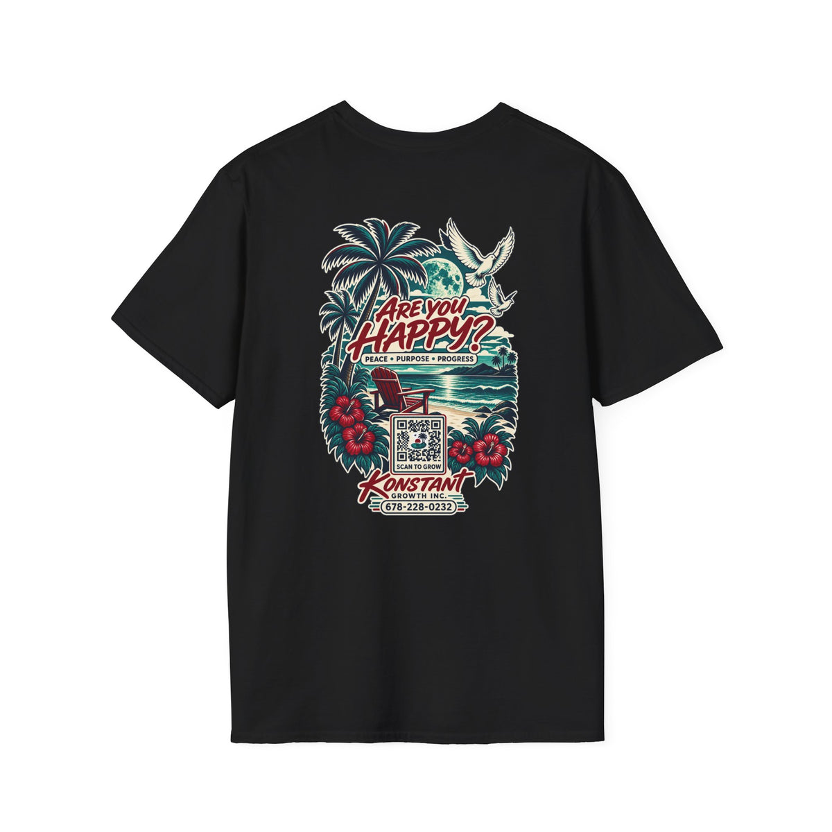 Copy of Copy of Copy of T-Shirt — 'Fund Your Freedom' Retro Graphic Tee (Konstant Growth Co.)