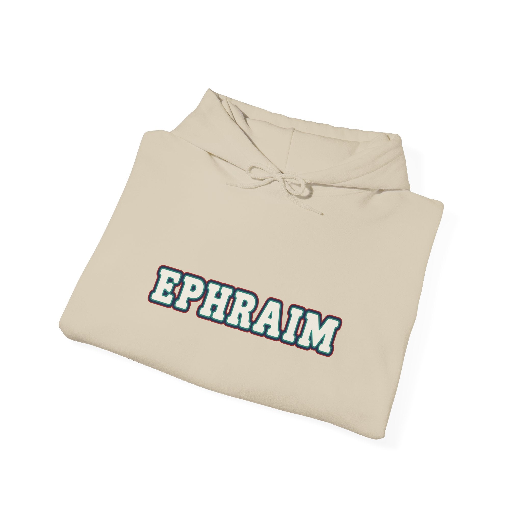 Ephraim Hoodie — Vintage Crest Graphic Hooded Sweatshirt