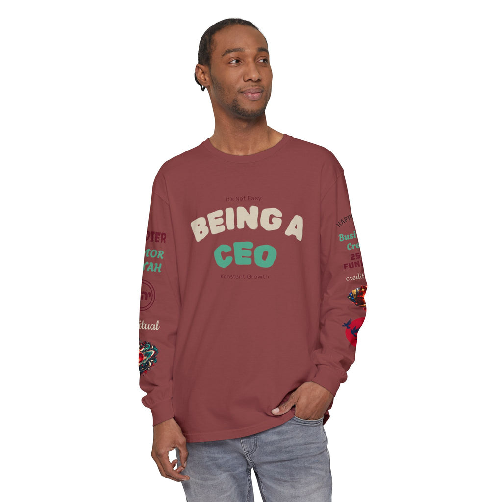 Konstant Growth Vintage Wash Long Sleeve | Premium Entrepreneur T-Shirt