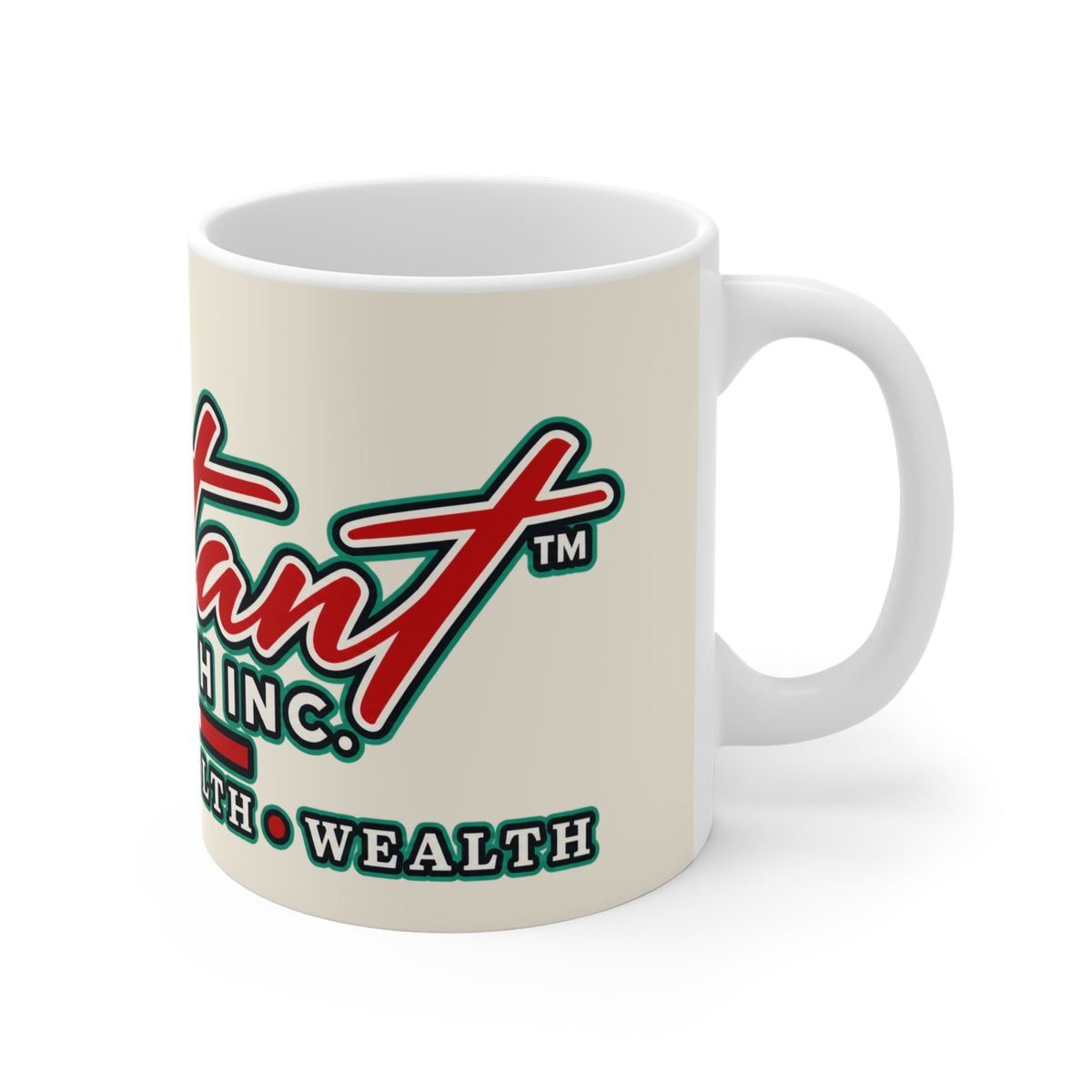 Constant Growth 11oz Coffee Mug — "Constant Growth in Progress" Inspirational Ceramic Mug