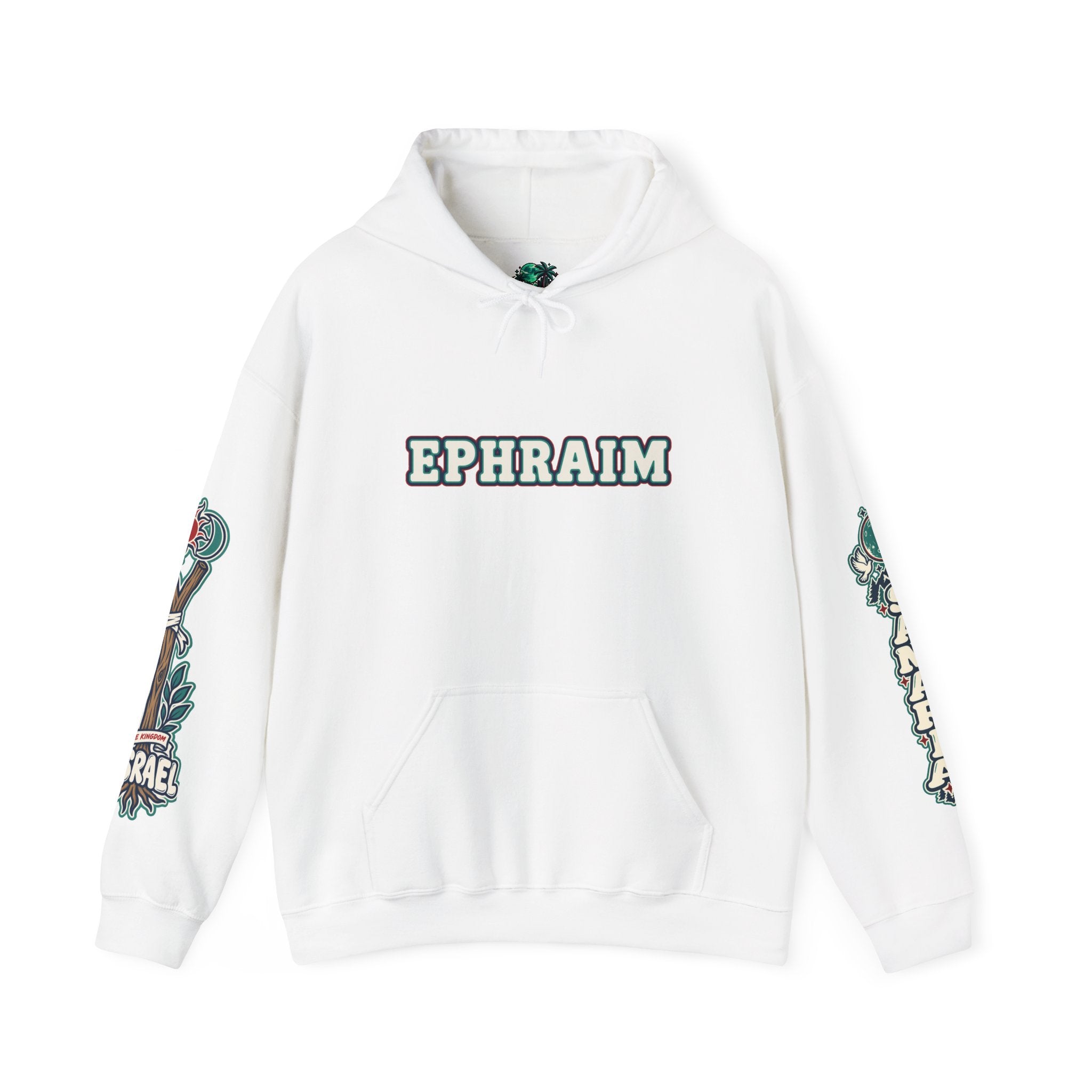 Ephraim Hoodie — Vintage Crest Graphic Hooded Sweatshirt