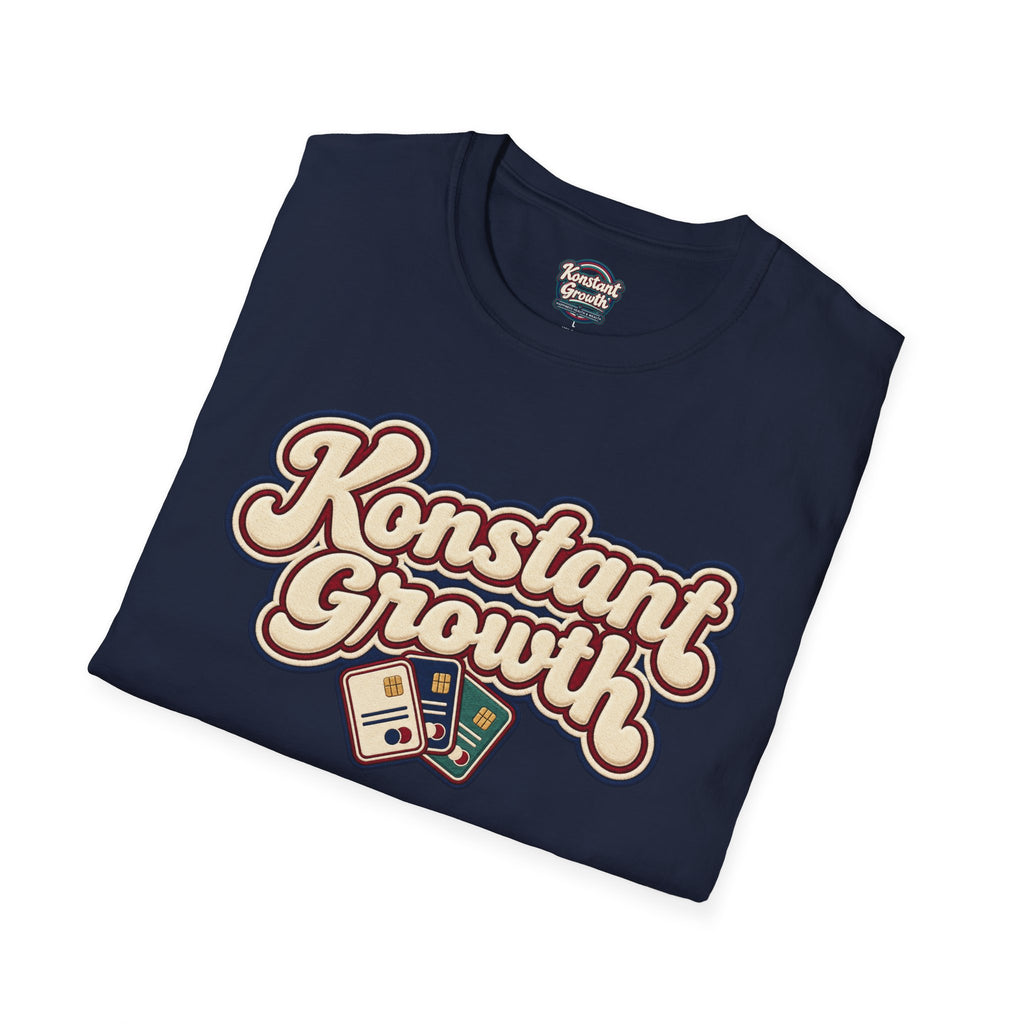 Konstant Growth T-Shirt — Retro Palm Sunset Design