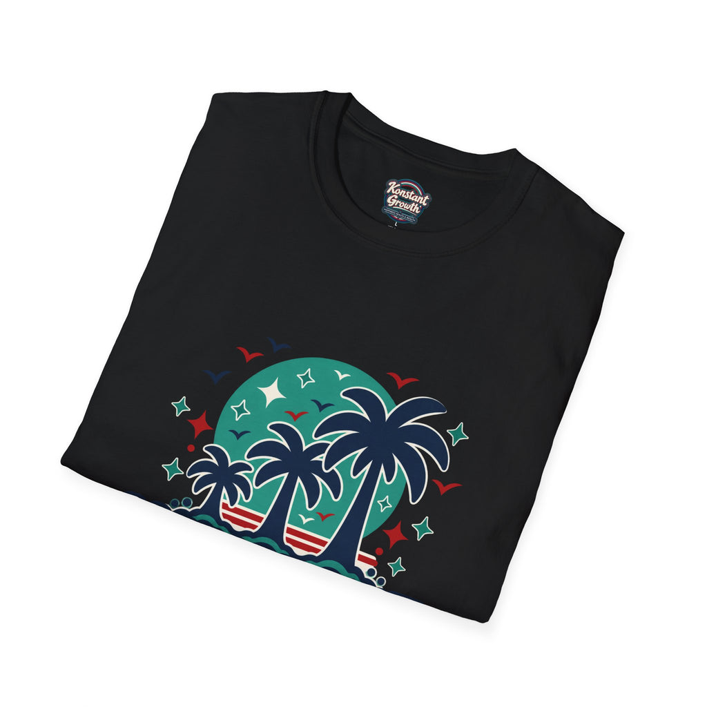 Konstant Growth Palm Tree T‑Shirt — Tropical Motivational Graphic Tee