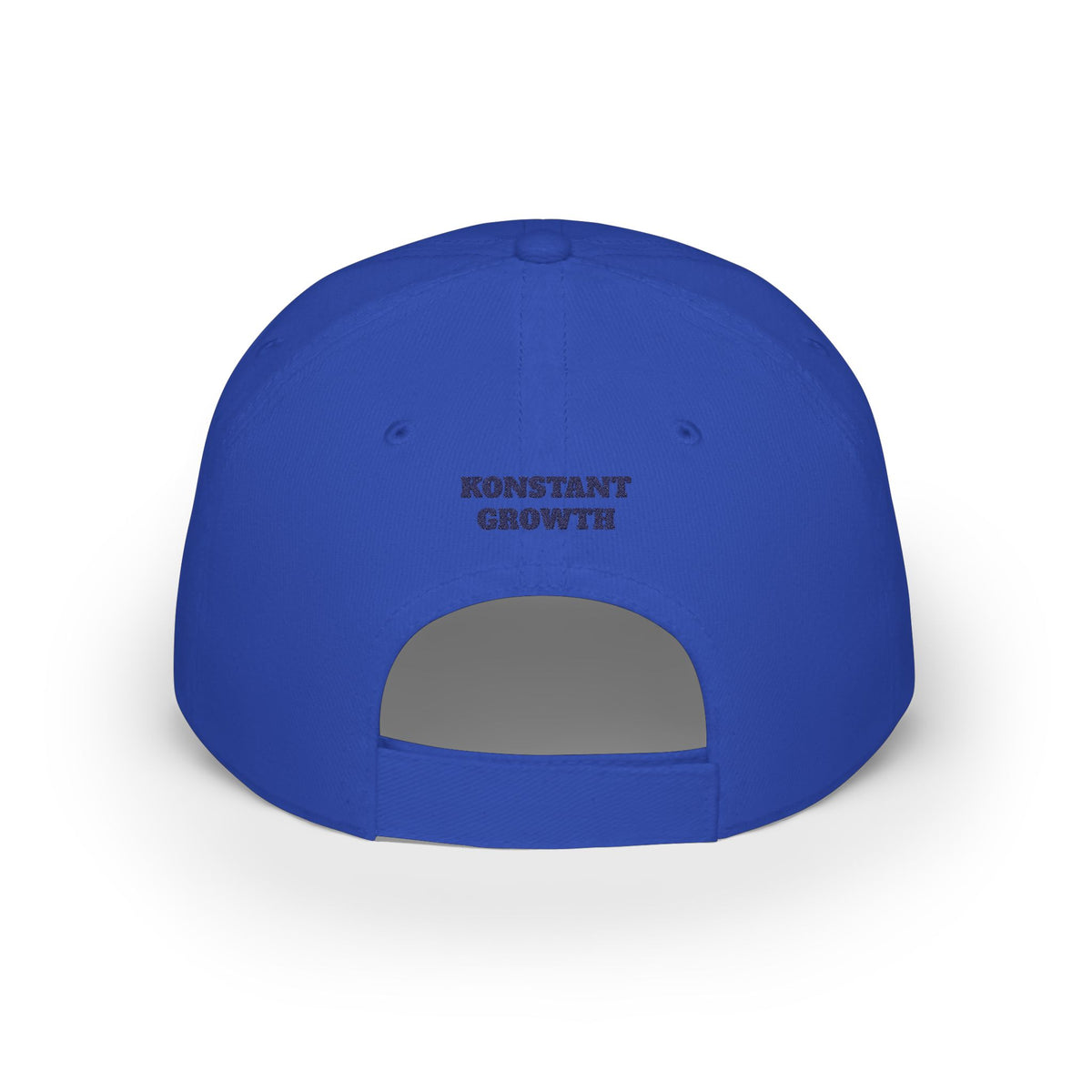 Copy of Konsanty Grounds circular logo Baseball Cap | Embroidered coffee badge, black hat