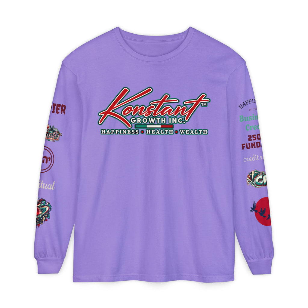 Konstant Growth Long Sleeve T-Shirt — Tropical Palm Surf Graphic