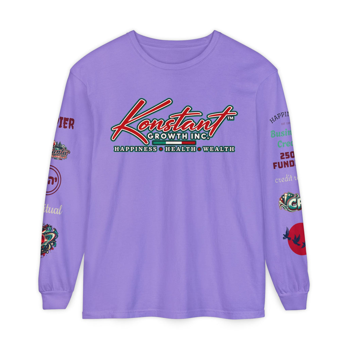 Konstant Growth Long Sleeve T-Shirt — Tropical Palm Surf Graphic