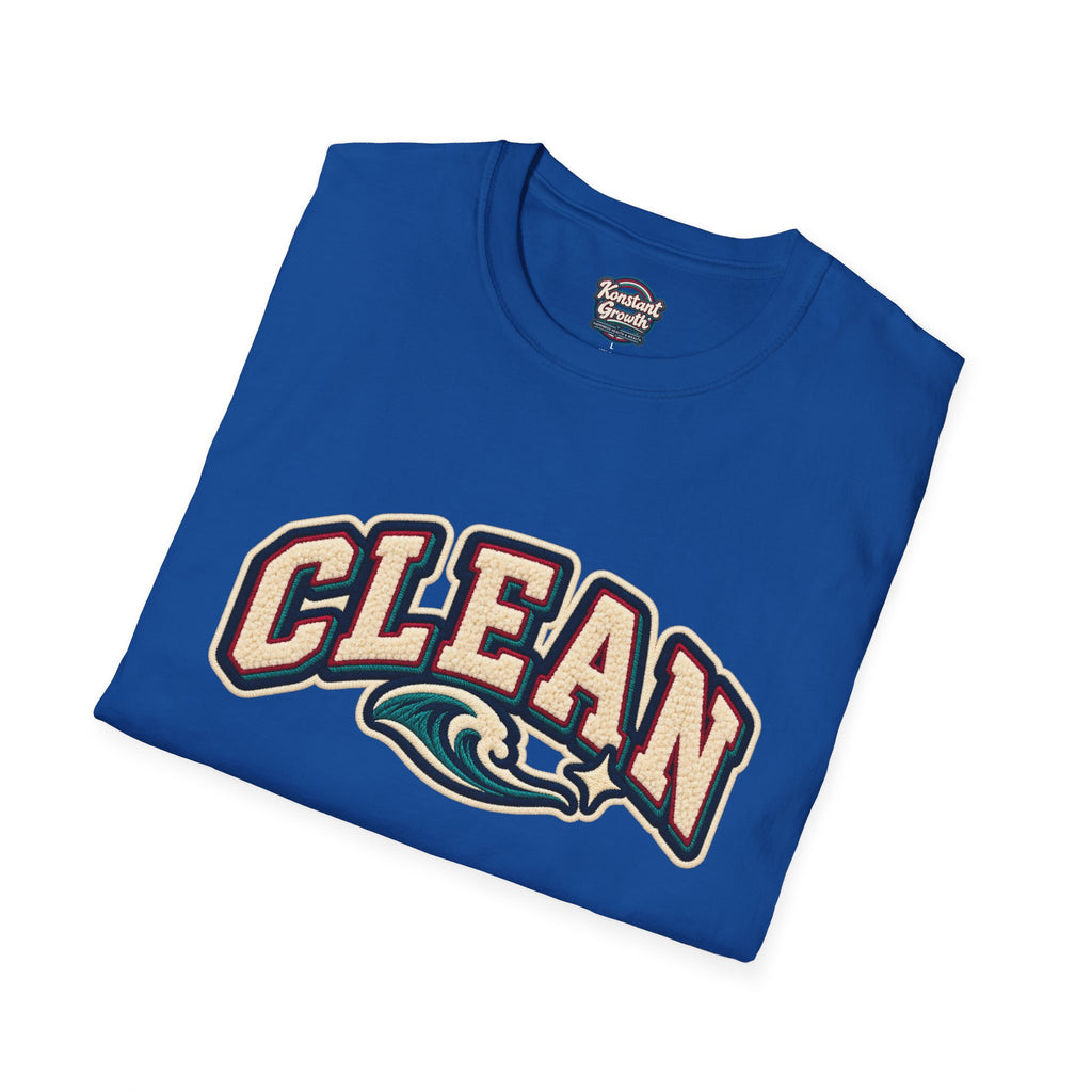 Clean Surf Vibes T-Shirt — Retro Beach Graphic Tee