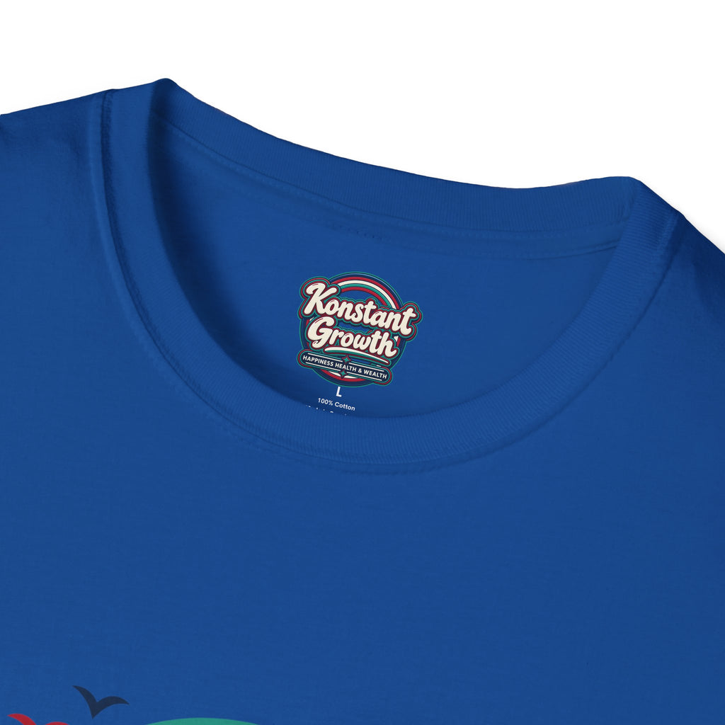 Konstant Growth Palm Tree T‑Shirt — Tropical Motivational Graphic Tee