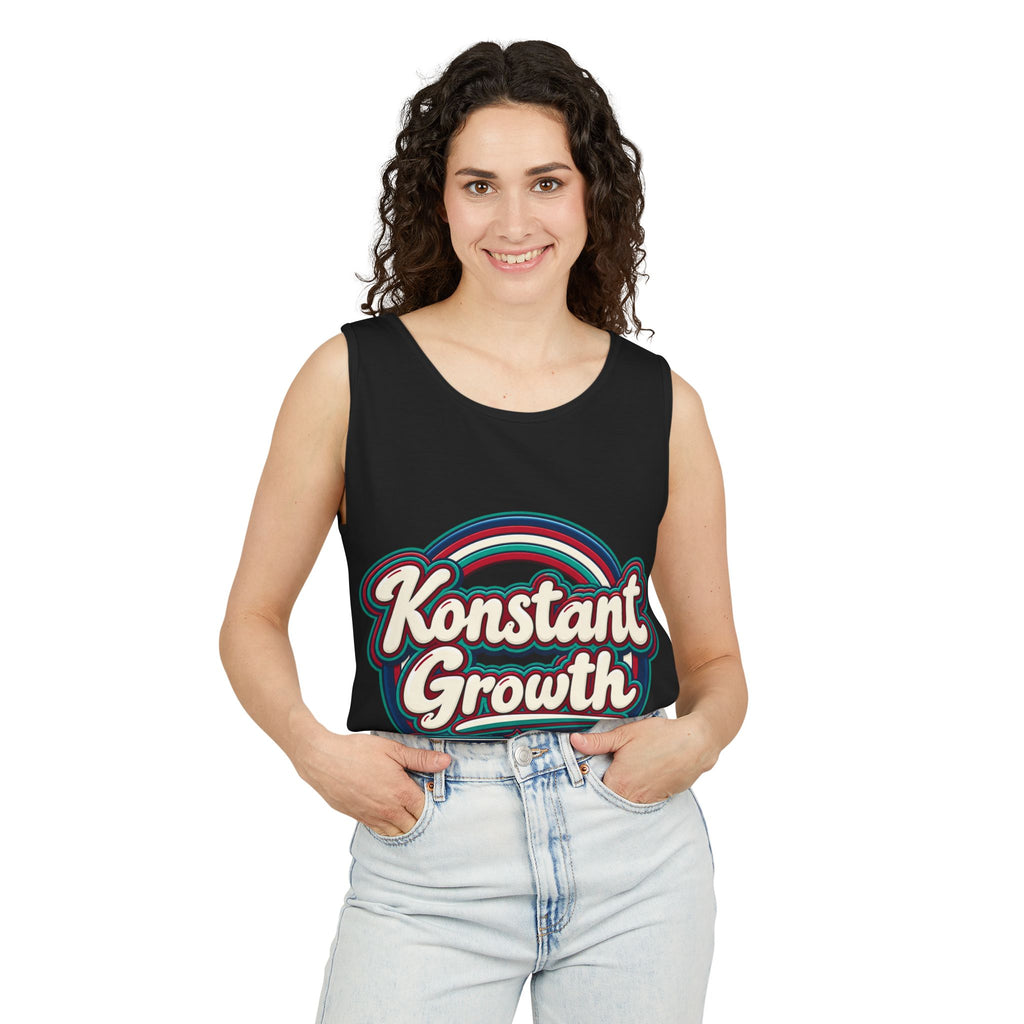 Konstant Growth tropical moon illustration Tank Top | motivational graphic