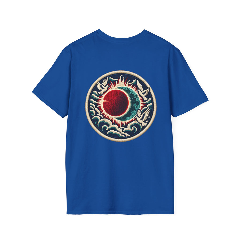 Eclipse Crest T-Shirt — Vintage Floral KG Logo