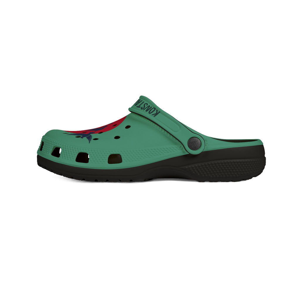 Strawberry Bird Illustration Clogs | EVA Foam Rubber Shoes