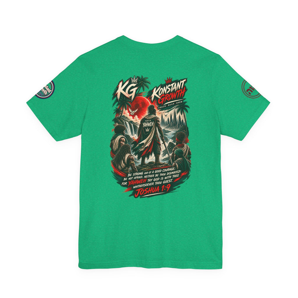 Konstant Growth Logo Tee | Joshua 1:9 Inspirational Fear Of Yahweh