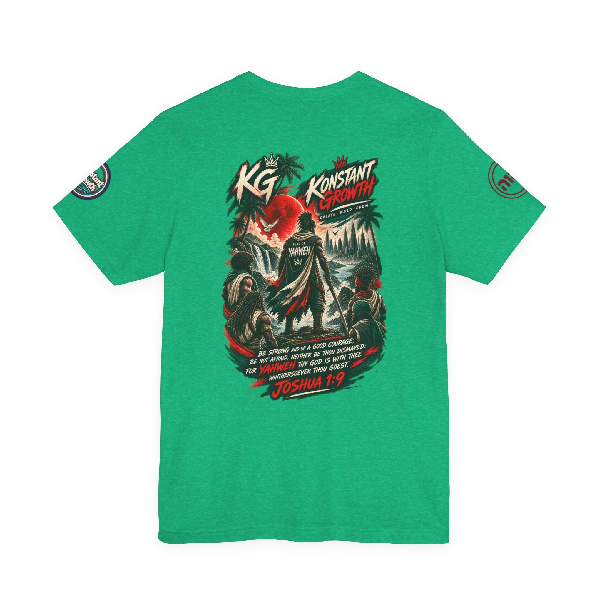 Konstant Growth Logo Tee | Joshua 1:9 Inspirational Fear Of Yahweh