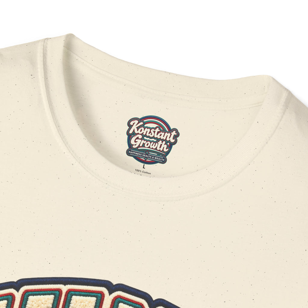 Fund & Grow Graphic T-Shirt — Retro Surf Floral Design
