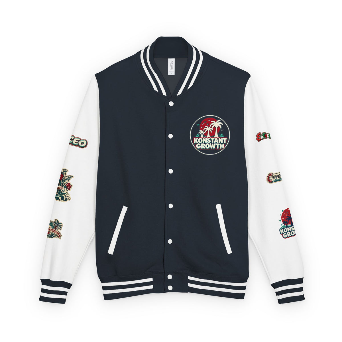 Konstant Growth Letterman Jacket Printify