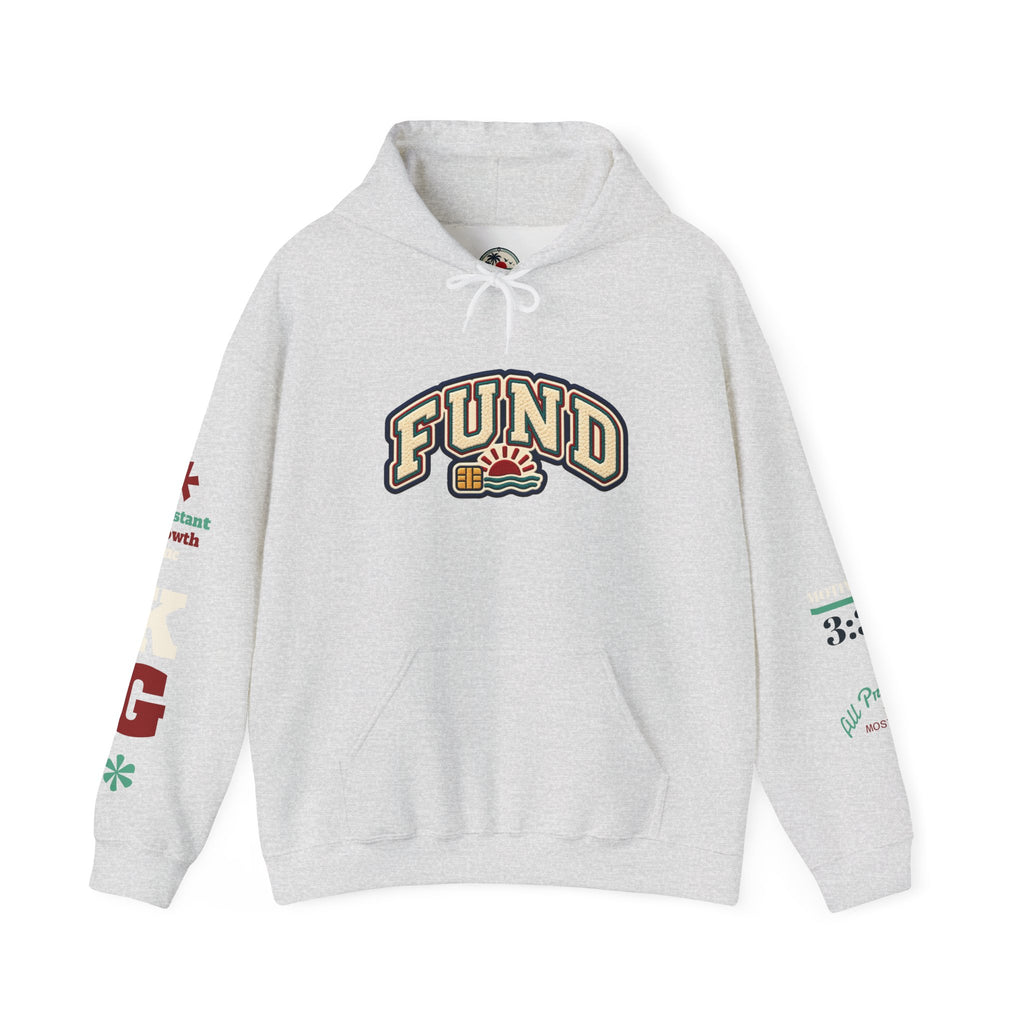 Copy of Hoodie - 'Divine Love' Graphic Hoodie with Vintage Bird & Floral Back Artwork
