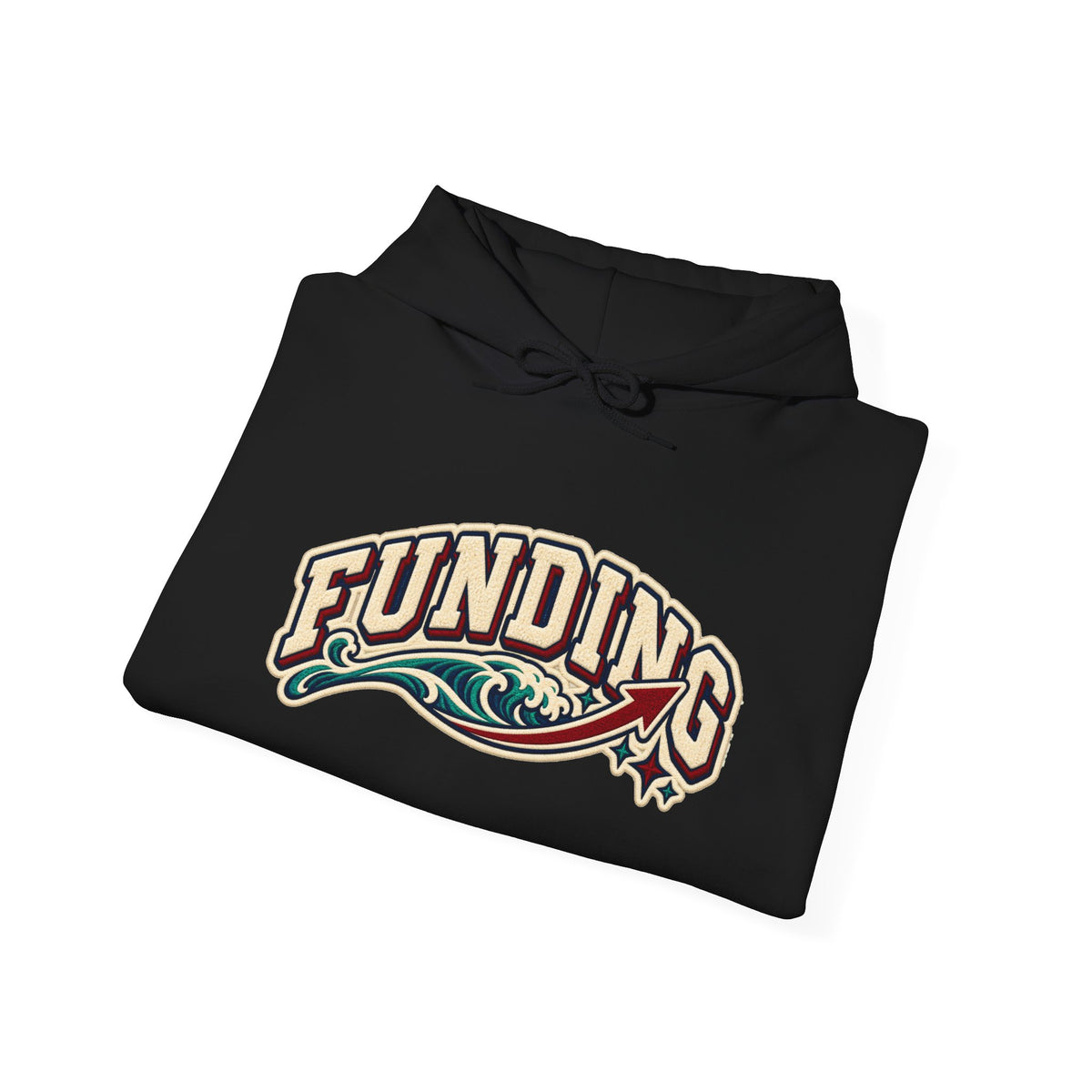 Funding Crewneck Hoodie — "Clean Build Fund" Graphic Pullover