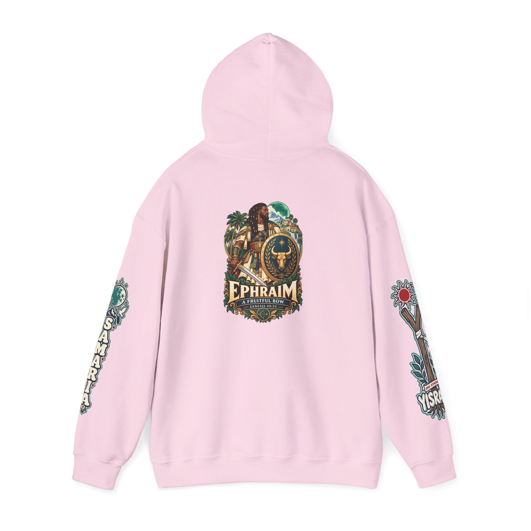 Ephraim Hoodie — Vintage Crest Graphic Hooded Sweatshirt