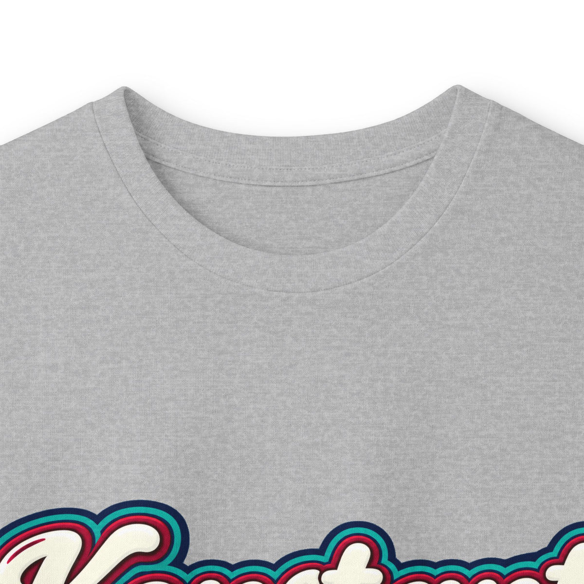 Konstant Growth Script Long Sleeve Tee | Retro Palm Sunset Beach Graphic