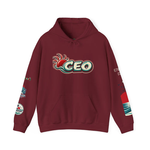 Blessed Hoodie | Surfer Palm Wave Graphic Hoodie, Tropical Beach Sweatshirt